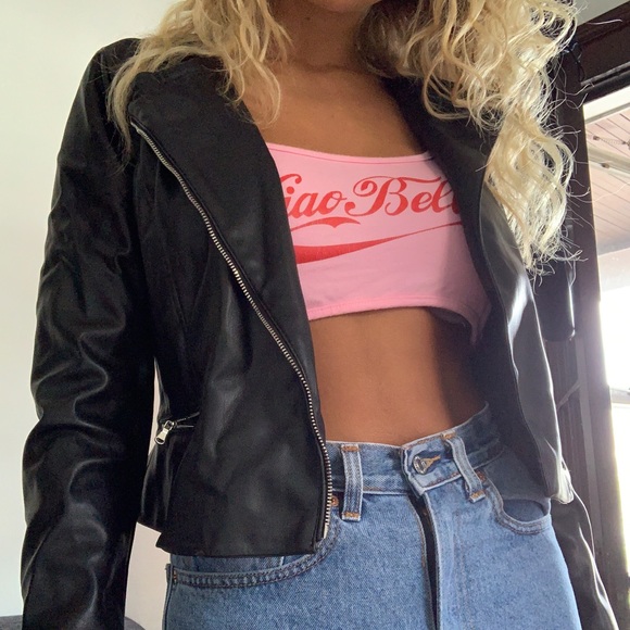 Zara Jackets & Blazers - ZARA Faux Leather Jacket - TRF Outerwear